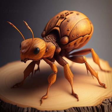 3D model Pheidole subaberrans (STL)